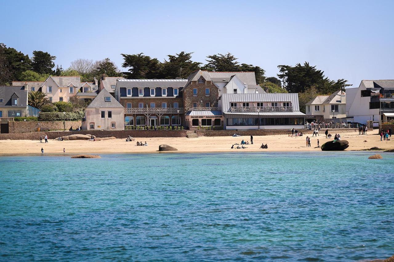 Logis Hotel Saint Guirec Et De La Plage เปโรส กีเรค ภายนอก รูปภาพ